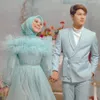 prewedding serba putih Lesti dan Rizky Billar