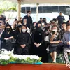 Pemakaman Almarhum Ayah Angelina Sondakh