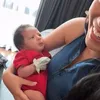  Rachel Vennya Gendong dan Menjemur Baby Andrew