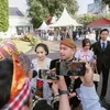 Raffi Ahmad dan Nagita Slavina di Istana Merdeka