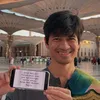 Potret Ragil Mahardika Akhirnya Bisa Umrah