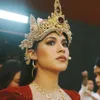 Raisa dengan makeup yang bold dan powerful