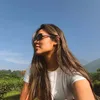 Raisa selfie di kebun teh cisarua