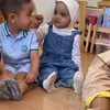 Rayyanza dan Kamya Anak Fitri Tropica