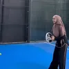 Potret Ria Ricis Jajal Main Padel Pertama Kali