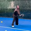 Potret Ria Ricis Jajal Main Padel Pertama Kali
