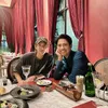 Potret Ricky Cuaca Makan Bareng Aktor Kim Hyun Joong