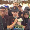 Rieke Diah Pitaloka Hadiri Pemakaman Affan