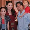Sarwendah dan anak kompak pakai batik