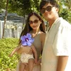 Potret Selina Diajak Mahalini dan Rizky Febian ke Pantai