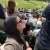 Valerie Tifanka Nonton Turnamen Tenis 