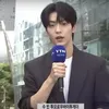 Potret Soobin TXT Jadi Reporter Peramal Cuaca