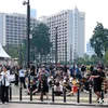 Suasana Jelang Konser Coldplay 