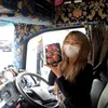 viral, berita viral, supir truk cantik