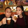 Susan Sameh liburan bareng suami