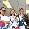 Potret Tangisan Verlita Evelyn di Rumah Duka Tempat Persemayaman Carlo Saba
