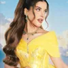 detail rambut Tasya Farasya Jadi Princess Belle
