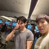 V BTS Nge-gym