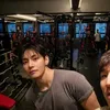 V BTS Nge-gym