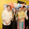 Chelsea Islan dan suami Kiky Saputri dan suami hadir di ultah Bebingah