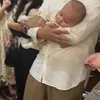 Cucu Tora Sudiro bersama ayahnya