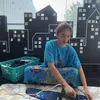 Ussy Sulistiawaty Tampil Santai dengan Daster