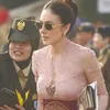 Wulan Guritno Saat Hadir di HUT TNI