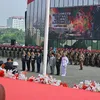 Wulan Guritno Saat Hadir di HUT TNI