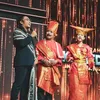 Praz Teguh memberikan speech