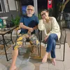Prilly Latuconsina dan Iwan Fals