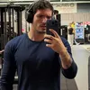 Mathis Molinie selfie di gym
