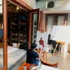 Potret Atta Halilintar Melukis