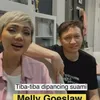 Potret Rina Nose Impersonate Melly Goeslaw