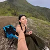 Wendy Walters Saat Mendaki Gunung