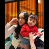 Momen Lyodra dan Lily anak Nagita Slavina bertemu