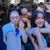 Erika Carlina,  Rachel Vennya dan Fuji bersama