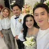 Pacar Rafael Tan di nikahan Boiyen