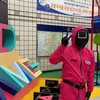 Squid Game Playground di stasiun Itaewon