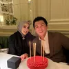 Reino Barack bersama Syahrini