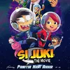 Poster film SI JUKI THE MOVIE: PANITIA HARI AKHIR dengan penampilan karakter utama
