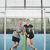 Ringgo Agus Rahman dan Istri di Lapangan Padel