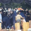 Ratusan pelayat antar Vidi ke peristirahatan terakhir.
