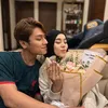 Rizky Billar Kasih Buket Bunga ke Lesti Kejora