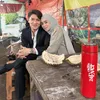 Rizky Billar dan Lesti Kejora Makan Durian