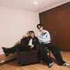 Rizwan dan Rizky Febian di belakang panggung