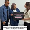 Rossa bahagia bisa membantu warga Sumatera