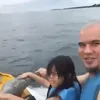 Safeea dan Ahmad Dhani main jet ski