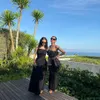 Potret Enzy Storia dan Medina Dina Kompak Pakai Dress Hitam