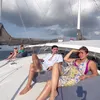 Jessica Iskandar Liburan Naik Yacht