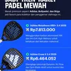 Variasi Harga Raket Padel 